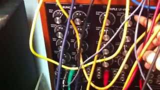Modular synth meets circuit bent digital echo
