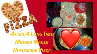 After A Long Time Mumma Makes Homemade Pizza Maryam In Indonesia Lifestyle