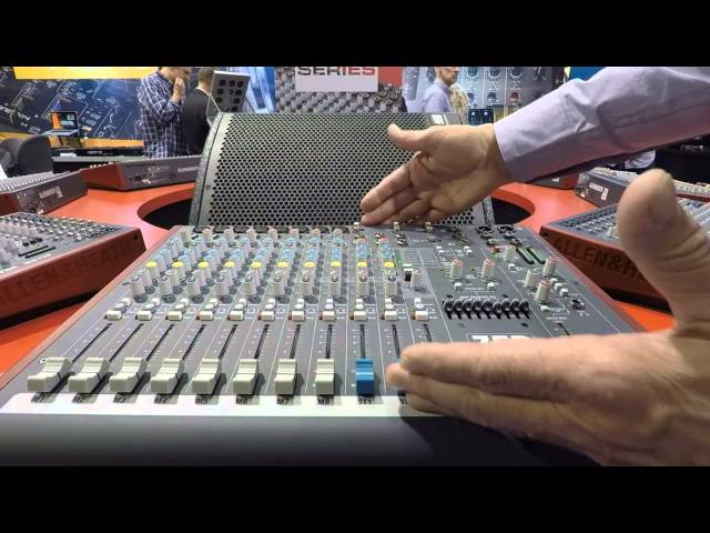 Allen & Heath ZED Power 1000 Powered Mixer - YouTube