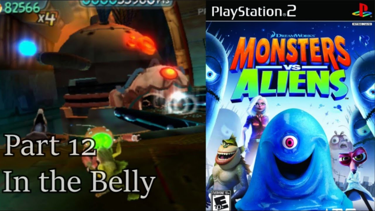 Monsters vs. Aliens the Game (2009, PS2) [Part 12] | In the Belly (The ...