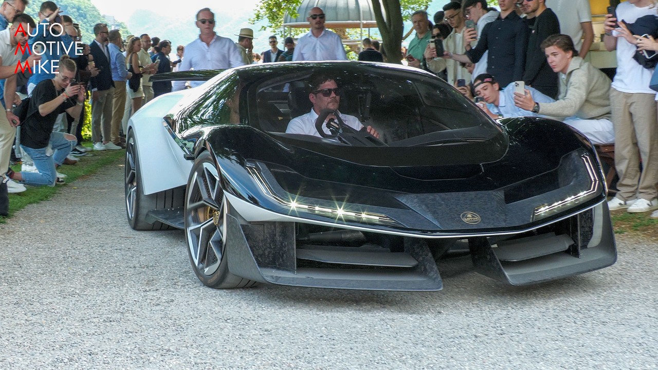 This is the Lotus Theory 1 Concept Car! - Villa d'Este 2025