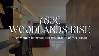 785C Woodlands Rise: 3-Bedroom HDB Flat | Virtual Tour by Real360
