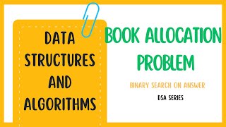 ⚡ Book Allocation Problem | Optimal Binary Search Approach 🔍 | GFG Explained 💡📚 #dsa #coding #gfg