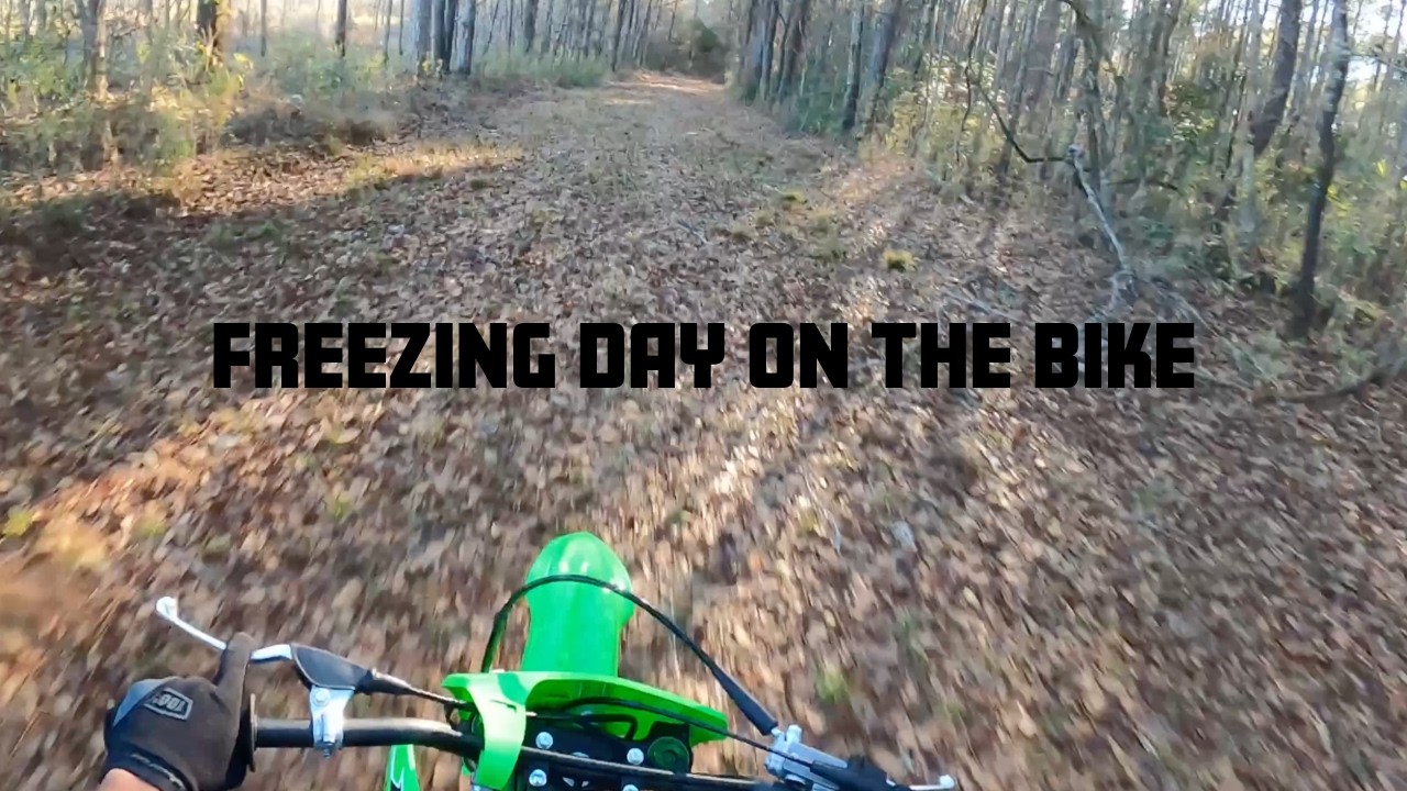 FREEZING DAYS ON THE BIKE