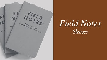 No. 7921 - Field Notes Sleeve