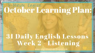 5 Minute English | October Learning Plan Week 2 Listening