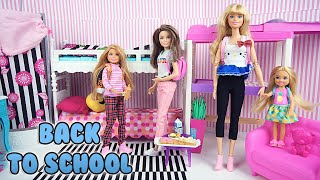 Barbie et ses Soeurs Back To School Routine du matin Barbie Sisters Morning Routine