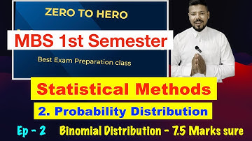 #2 Probability Distribution┃Ep 2┃Chapter 2┃ Statistical Methods┃MBS 1st First Semester┃MBA┃MPA┃MBS┃