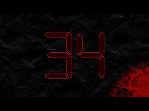 Countdown from 34 to 0 in RED