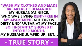 "Wash My Clothes And Make Breakfast!" My Husband's Niece, Living Free In My Condo...|Soft Revenge screenshot 1