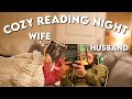 Spend A Cozy Reading Night With Us | Reading Vlog