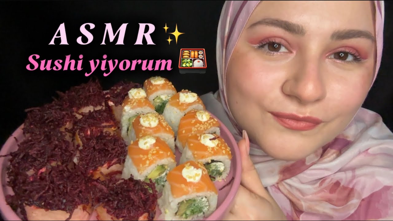 ASMR Sushi Mukbang 🍣 | Sohbet Eşliğinde Rahatlatıcı Yemek 🤤