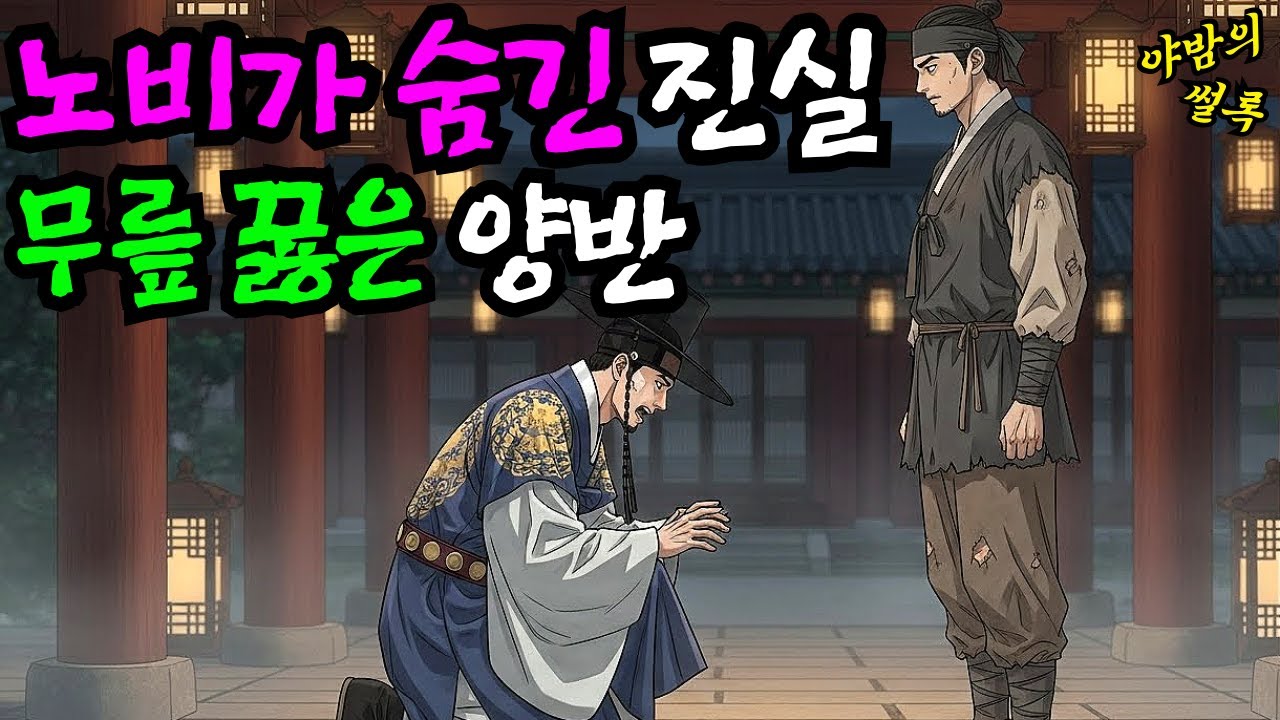 어리석은 노비가 숨긴 물건들 ― 귀한 이가 먼저 무릎을 꿇다 │야담│민담│설화│옛날이야기│전설│조선시