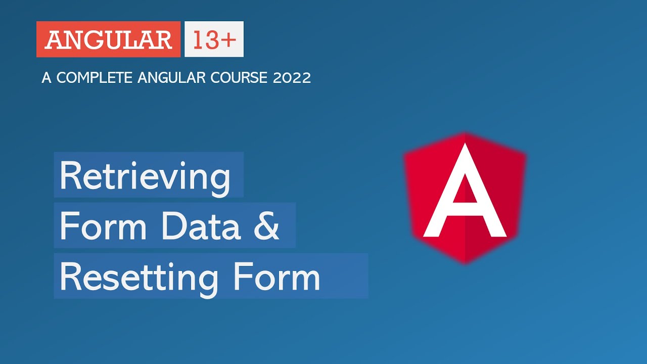 Retrieving Form Data And Reseting Form | Angular Forms | Angular 13+