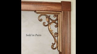 How to Hang Corbel Corner Brackets as Doorway Accents or Wall Decor