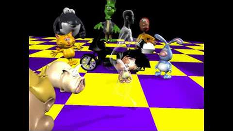 Truespace 7.5 character animation real time display rendering