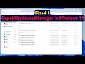 How to fix CapabilityAccessManager related issues in Windows 11