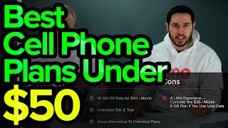 Best Cell Phone Plans Under $50 [2020]
