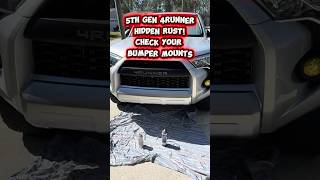 5TH GEN 4RUNNER HIDDEN RUST! CHECK YOUR BUMPER MOUNTS #4runner