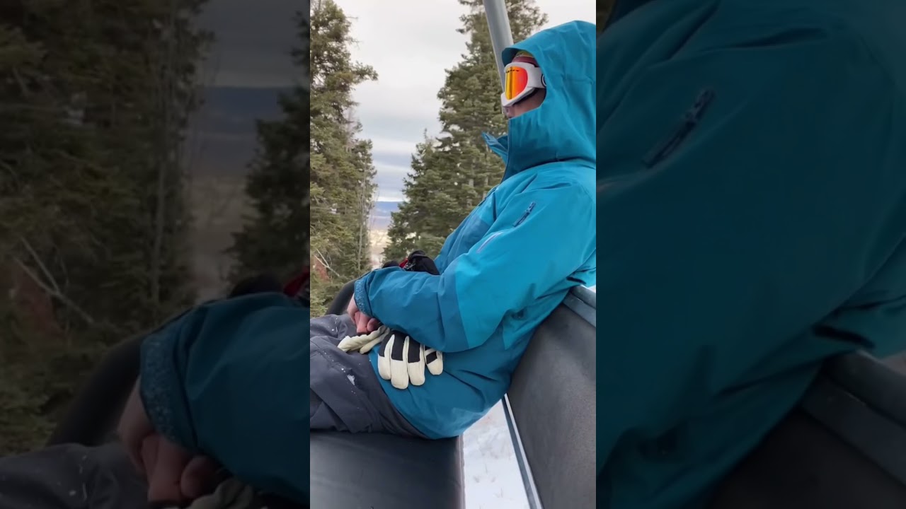 Издеваюсь над людьми на подъемнике 😂 