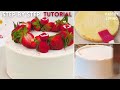 FLUFFY Japanese Strawberry Shortcake 🍰  STEP BY STEP TUTORIAL