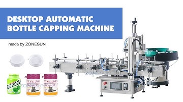 How to use ZS-XG1870G Desktop Automatic Bottle Capping Machine (Tear off cap/mushroom bottle)