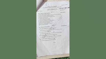 osmania university 2nd sem bsc computer science question paper 2024#osmania university