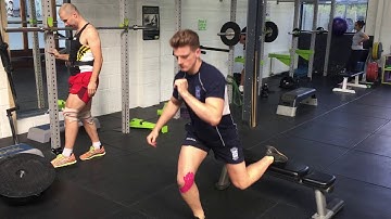Plyometric Bulgarian split squat