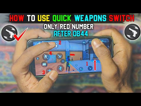 How To Use Quick Weapon Switch Button For Only Red Number | After Ob44 Secret Headshot Settings