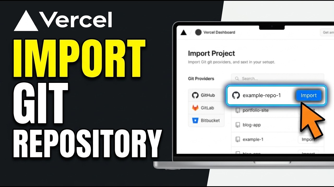 How to Import Git Repository in Vercel 2026 (Easy Guide) - YouTube