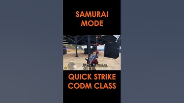 Samurai Mode Quick Strike Class on Call of Duty Mobile #codm #codmobile #codmunity