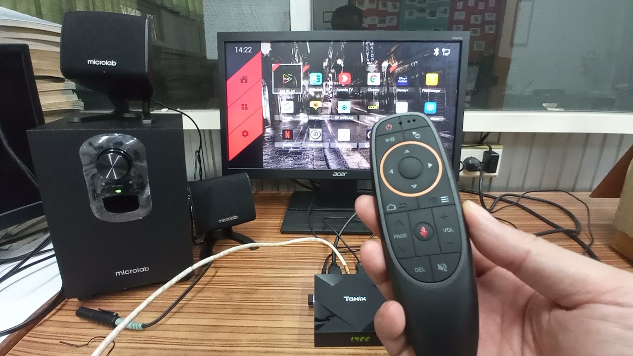 การใช้งานรีโมทสั่งงานด้วยเสียงกล่องแอรดรอยทีวี Tv box Tx6s ใช้ง่ายฟังก์ชั่นครบ