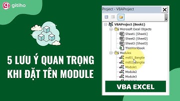 5 chú ý khi đặt tên module trong VBA Excel cực quan trọng || Tự học VBA Excel