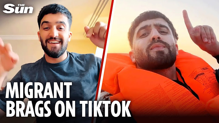 Illegal migrant BRAGS from British hotel as he live streams step by step guide to channel crossing thumbnail