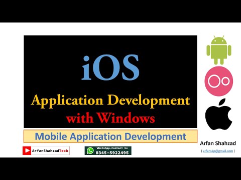 Mobile Application Development (8)| iOS Development with Windows| by Arfan Shahzad