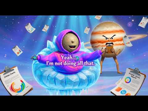 🚀 Pluto Got Fired from Being a Planet and Chose VIBES Instead 😌❄️ (Solar System HR Is Confused)
