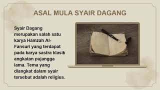 DEFINISI, CIRI, DAN JENIS SYAIR 2020
