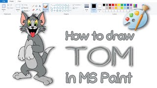 How to Draw Tom | MS Paint | Speed Paint | Tom and Jerry screenshot 5