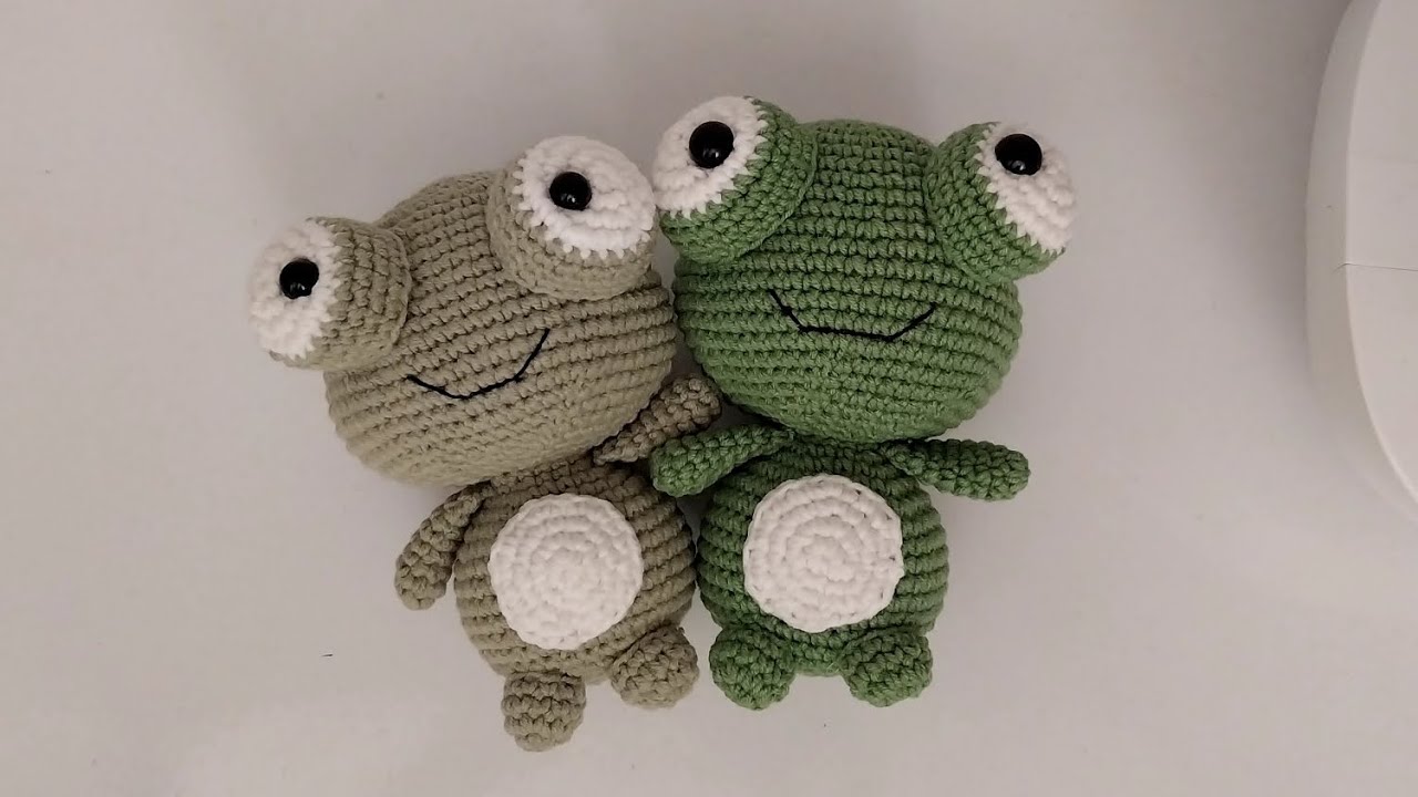 ضفدع اميجرومي كروشيه سهل وجميل