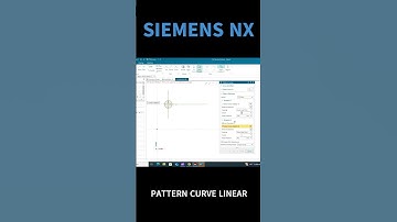 SIEMENS NX "pattern curve linear" #solidworks #autocad #cad