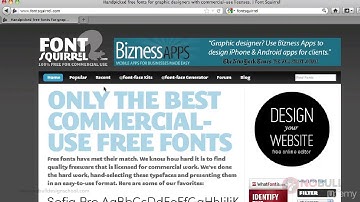 Finding free fonts for commercial use
