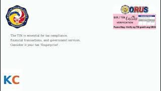 How to Get a TIN Number Online in the Philippines via BIR – Step-by-Step