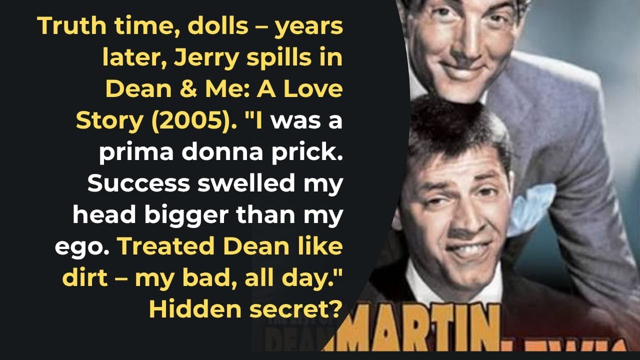 Воссоединение Джерри Льюиса и Дина Мартина 1976 года. Телемарафон MDA | Темная тайна