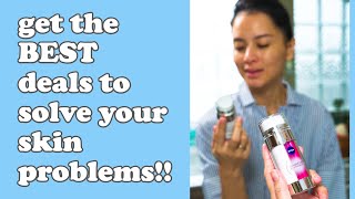 LIVE: Get the BEST deals to solve your skin problems!!