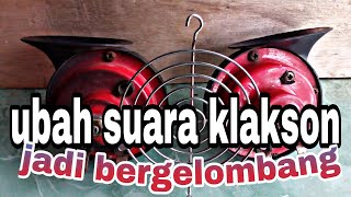 How to make a intermittent horn sound for snail horns and car horns