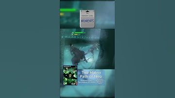 The Matrix Path of Neo on PS2 🕶️ The Best Matrix Game? 🎮 #shorts