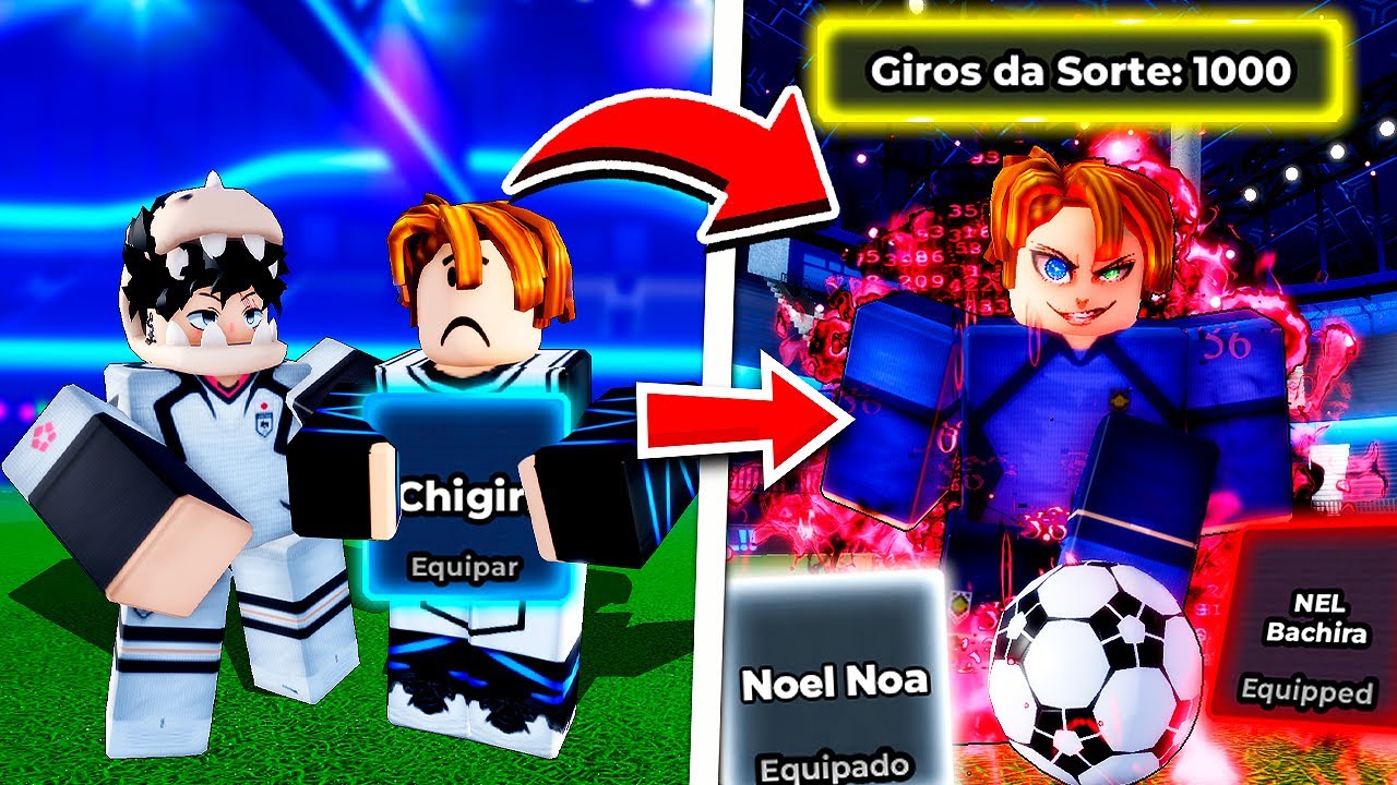 Evoluí a Conta de um INSCRITO no Blue Lock Rivals e isso aconteceu...