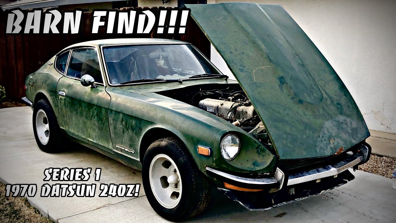 Barn Find!!! 1970 Datsun 240z Series 1!