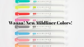 New Mildliner Colors released in Japan + Mildliner Give-away (Closed)!