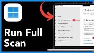 How to run a full scan using Microsoft Defender
